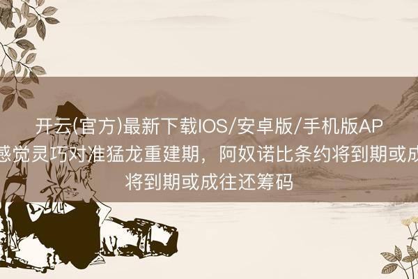 开云(官方)最新下载IOS/安卓版/手机版APP 尼克斯感觉灵巧对准猛龙重建期，阿奴诺比条约将到期或成往还筹码